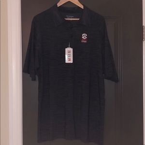 Black SEC Network Polo